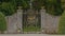 Iron gate of the walled gardens of Powerscourt estate, Ireland