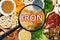 Iron rich foods