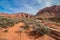 Iron Rich Mountains in the Desert near Saint George, Utah