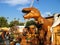 Iron T-Rex Dinosaur, Ju-rustic, Los Angeles County Fair, Fairplex, Pomona, California