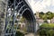 Ironbridge Shropshire - Underneath view showing Iron Works of the Structure