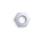 Ironwares flat washer closeup 3d realistic vector illustration isolated.