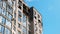 Irpin, April 2022, the destroyed last floors of a residential building. War in Ukraine, consequences of shelling and