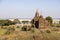 Irrawaddy River with Pagodas in Bagan, Myanmar