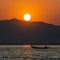 Irrawaddy River Sunset - Myanmar (Burma)