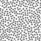 Irregular ellipses handdrawn seamless pattern