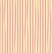 Irregular freehand pink doodle stripes vertical geometric design. Vector seamless pattern on mellow yellow background
