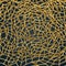 Irregular gold lattice luxury background.