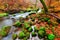 Irrel cascades at river Pruem in Eifel, Germany