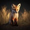 The Irresistible Charm of the Cutest Red Fox, generative ai