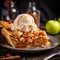 Irresistible Delight: Apple Pie Bliss with a Scoop of Creamy Indulgence