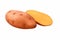 Irresistible Delight Isolated 3D Sweet Potato Illustration on Transparent Background Generative AI