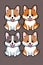 Irresistible Puppy Love Corgi clipart