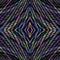 Irridicent seamless multicolored geometric pattern