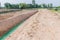 Irrigation system management in the dry season, canal dredging, soil preparation in Thailand