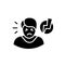 Irritability glyph icon