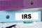 IRS - Internal Revenue Service acronym, business concept background