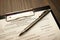IRS U.S. installment agreement request form with pen