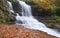 Irurrekaeta waterfall, Autumn in the Irurrekaeta waterfall, Arce valley, Navarre