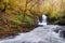 Irurrekaeta waterfall, Autumn in the Irurrekaeta waterfall, Arce valley, Navarre