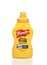 IRVINE, CALIFORNIA - 16 MARCH 2020:  A plastic squeeze bottle of Frenchs Mustard