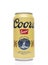 IRVINE, CALIFORNIA - AUGUST 19, 2019: A 12 ounce can of Coors Banquet Beer with condensation