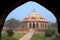 Isa Khan Niyazi tomb seen through arch, Humayun\'s Tomb complex,