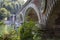 The Isabel bridge over the river Po in Turin