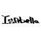 Isabella female name street art design. Graffiti tag Isabella. Vector art.
