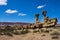 Ischigualasto rock formations in Valle de la Luna, Argentina