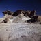 Ischigualasto rock formations in Valle de la Luna, moon valley san juan providence Argentina