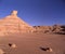 Ischigualasto rock formations in Valle de la Luna, moon valley san juan providence Argentina