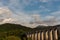 Isernia, Molise, Italy.  Santo Spirito railway bridge. View