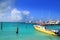 Isla Mujeres Mexico boats turquoise Caribbean sea