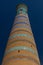 Islam Khoja minaret in the old town of Khiva, Uzbekist
