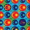 Islam Malaysia flag Halal symmerty seamless pattern