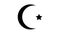 islam religion glyph icon animation