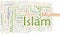 Islam word cloud