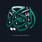 Islamic Arabic calligraphy from the Quran,