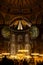 Islamic background photo. Hagia Sophia or Ayasofya in Istanbul at night.