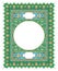 Islamic Border Frame in Green