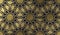 Islamic decorative pattern with golden artistic texture.