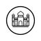 Islamic Icon, Mosque icon-Vector Iconic Design