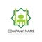 islamic icon and ramadhan logo design vector graphic sign