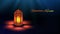 Islamic lantern ramadan happy eid greeting motion design animation. Eid mubarak 4k footage.