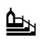 Islamic Minbar icon. Trendy Islamic Minbar logo concept on white