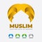 Islamic Model Muslim Prayer Hall Logo Design