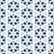 Islamic mosaic design. Moroccan star shaped floral arabesque, elegant tile pattern for Ramadan Kareem holiday. Blue