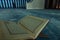 Islamic or ramadan background photo. The Holy Quran in a mosque