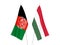 Islamic Republic of Afghanistan and Hungary flags